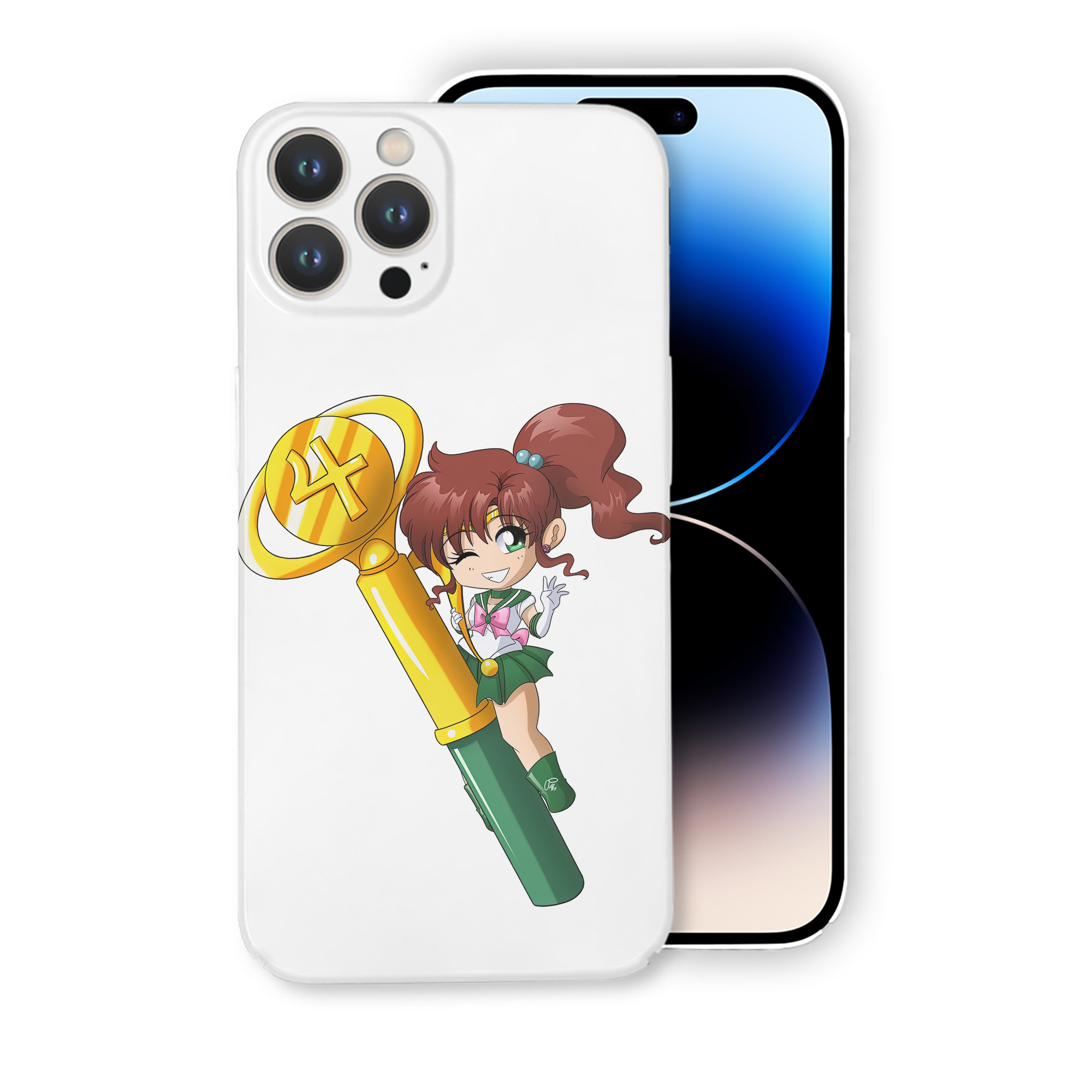 （画像用） 美少女戦士セーラームーン 木野 まこと きの まこと Sailor Moon Kino Makoto （セーラージュピター；Sailor Jupiter） 【iPhone 14シリーズ対応】ハードケース